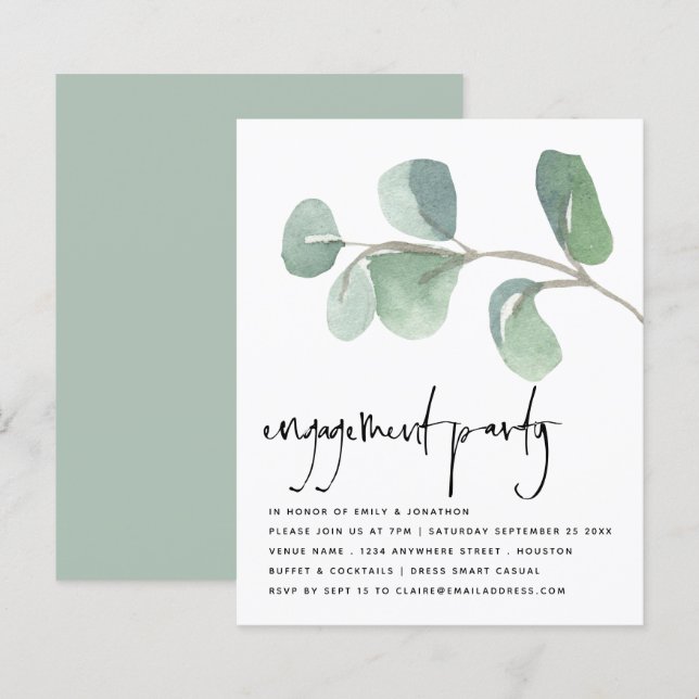 Einladung zur Teilnahme an Eukalyptus-Skripten (Vorne/Hinten)