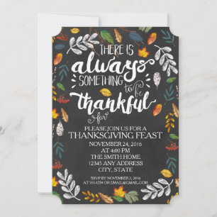 Einladung zur Thanksgiving-Dinnerparty