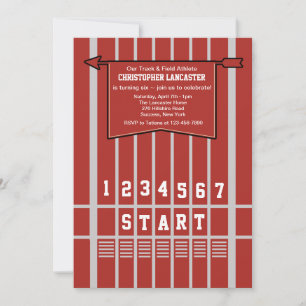 Einladung zur Track- und Feldstart-Line