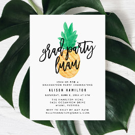 Einladung zur Tropical Luau Graduation Party