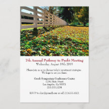 Einladung zur Veranstaltung von Geschäftstagungen