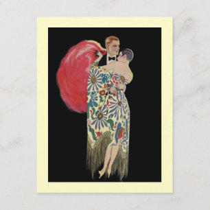 Einladung zur Verlobungsfeier im Flapper-Stil