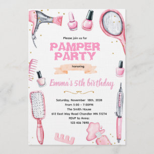 Einladung zur Verwöhnparty für Haare und Nägel