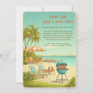Einladung zur Vintage-BBQ- und Poolparty am Labor 