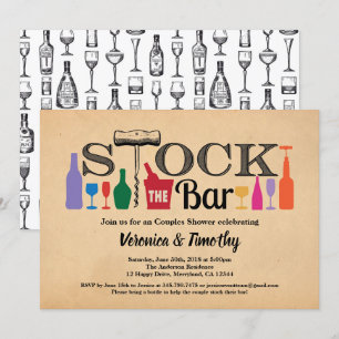 Einladung zur Vintage-Housewarming-Party 'Stock Th