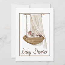 Einladung zur Vintagen Babydusche