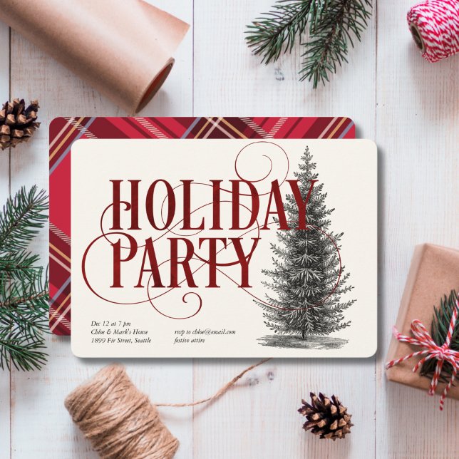 Einladung zur Vintagen Baum-Feier (Von Creator hochgeladen)