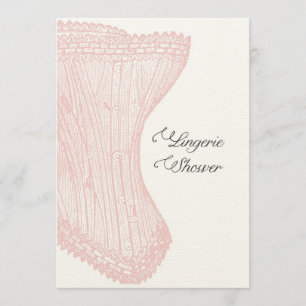 Einladung zur Vintagen Corset Literary Lingerie Du