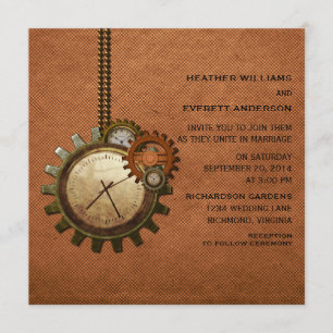 Einladung zur Vintagen Uhr, Kupfer