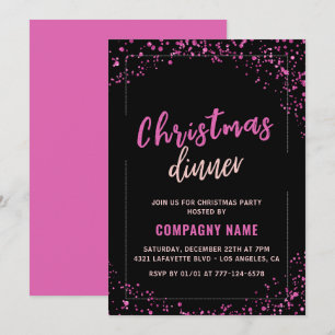 Einladung zur Weihnachtsfeier der Black Company zu
