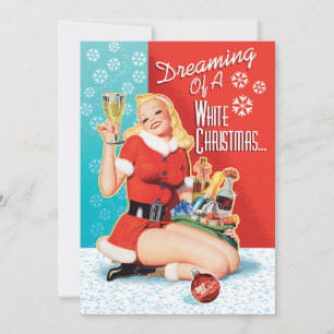 Einladung zur Weihnachtsparty 'Träum von einem wei