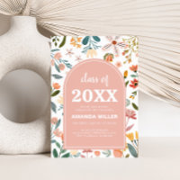 Einladung zur Wildblume Arch Graduation Party
