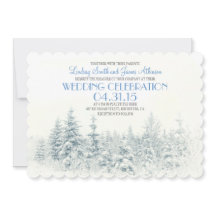 Einladung zur Winterhochzeit