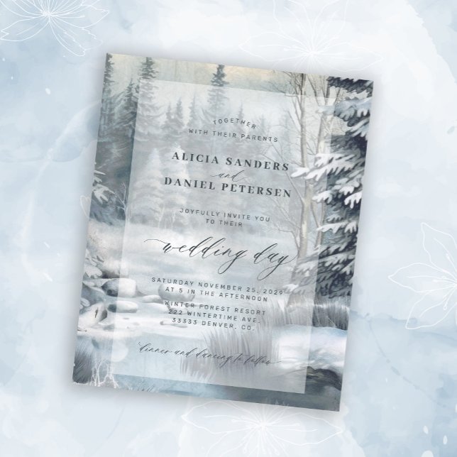 Einladung zur Winterhochzeit (Von Creator hochgeladen)