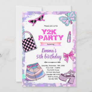 Einladung zur Y2K-Mädchenparty
