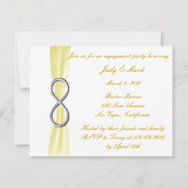 Einladung zur "Yellow Infinity Engagement Party"