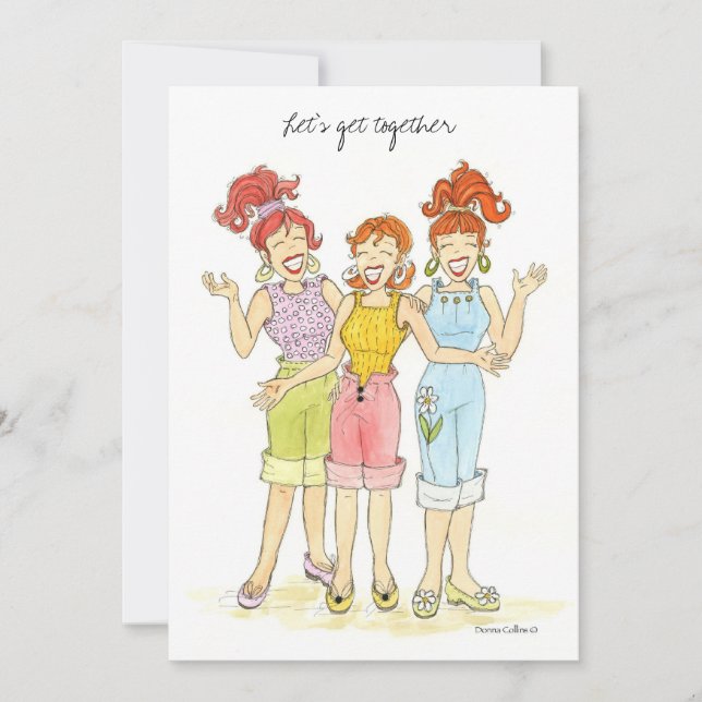 Einladung zusammen Bar-B-Q (Vorderseite)