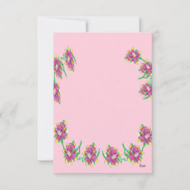 Einladungen/Asiatische Lilie/Umschläge inbegriffen Einladung