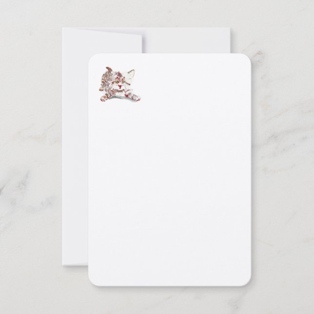 Einladungen : Baby Kitten (Vorderseite)