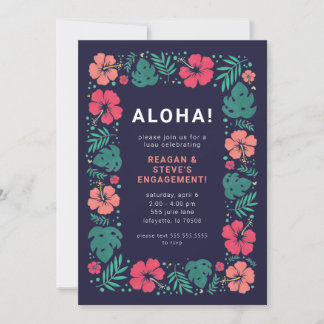 Einladungen der Hawaiian-Luau-Partnerin 
