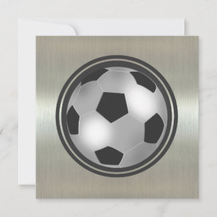 Einladungen des Fußballteams Black and Silver