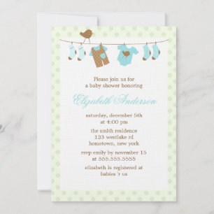 Einladungen für Babydusche