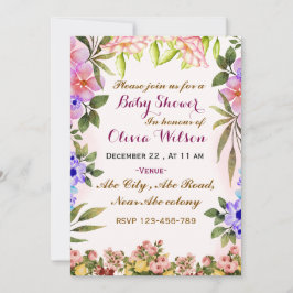 Einladungen für Babydusche