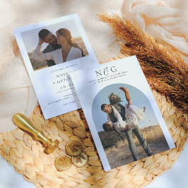 Einladungen für Boda Elegantes Foto und Arco