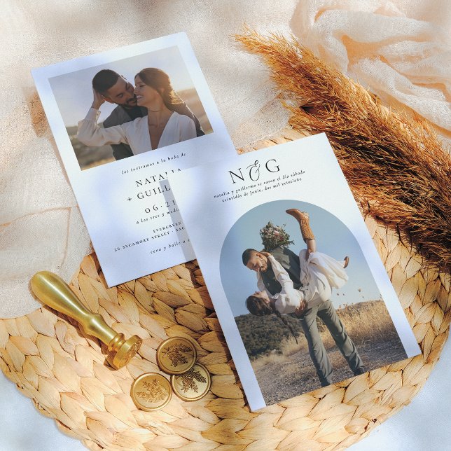 Einladungen für Boda Elegantes Foto und Arco (Von Creator hochgeladen)