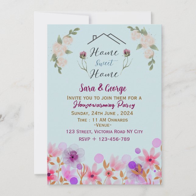 Einladungen für den Haushalt (Vorderseite)