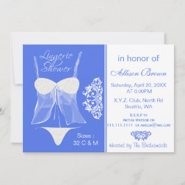 Einladungen für die Dusche von Lingerie Junggeseli