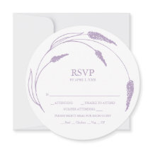 Einladungen für die RSVP-Karte für Monogramm-Laven