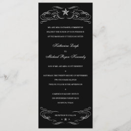 Einladungen für eine Hochzeit in Schwarz und Weiß