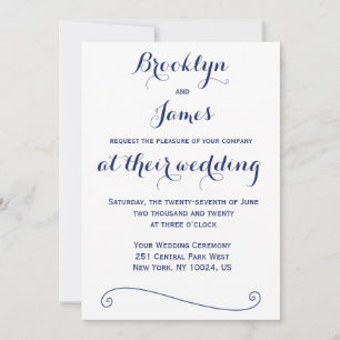 Einladungen für eine Hochzeit nach Maß in Weiß und