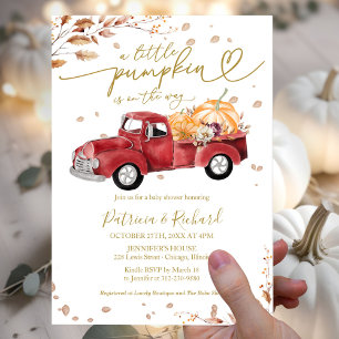 Einladungen für eine kleine Kürbis-Budget-Baby-Par Flyer