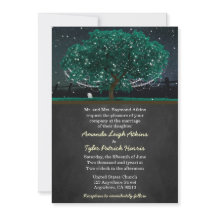 Einladungen für Firefly Oak Tree Wedding