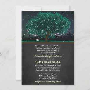 Einladungen für Firefly Oak Tree Wedding