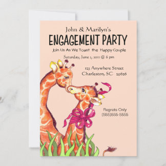 Einladungen für Giraffe