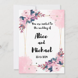 Einladungen für Hochzeiten