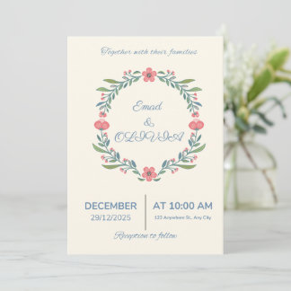 Einladungen für Hochzeiten