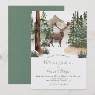 Einladungen für Hochzeiten im Wald