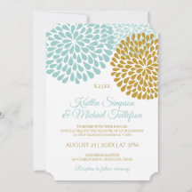 Einladungen für Hochzeiten in Light Turquoise & Go
