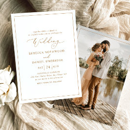 Einladungen für Hochzeiten mit Minimalistischem Go