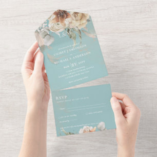 Einladungen für Hochzeiten mit UAWG BOHO Pampas
