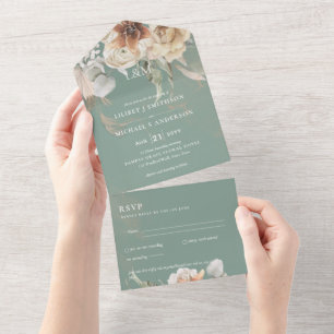 Einladungen für Hochzeiten mit UAWG   BOHO Pampas 