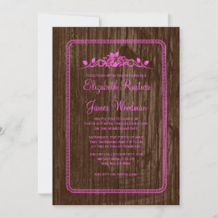 Einladungen für Hochzeiten von Vintagem Stallholz