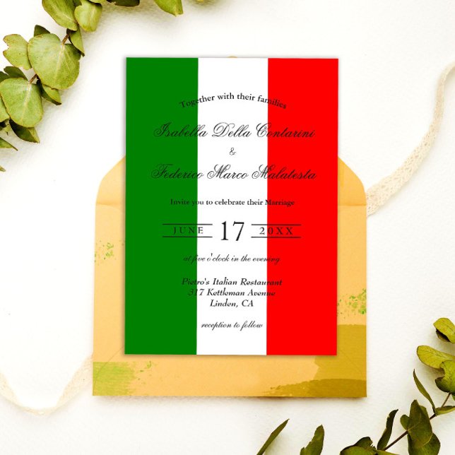 Einladungen für italienische Hochzeiten (Von Creator hochgeladen)