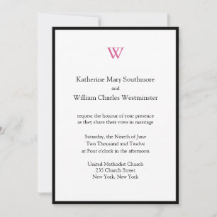 Einladungen für klassische Hochzeiten