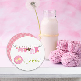 Einladungen für Kleidersäulen {Pink}