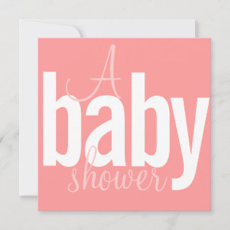Einladungen für moderne Girl Baby-Dusche